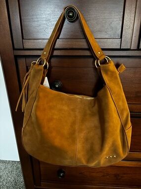 Hazel Hobo Shoulder Bag with Tassel